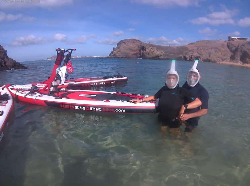 Lanzarote: Electric Paddle Surf and Snorkel Excursion at Papagayo Beach - How much value do you get for $59?