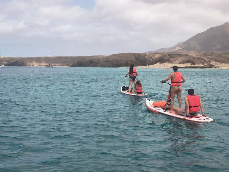 Lanzarote: Electric Paddle Surf and Snorkel Excursion at Papagayo Beach - Languages, timing, and practical planning