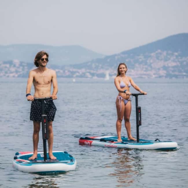 Lanzarote: Electric Paddle Surf and Snorkel Excursion at Papagayo Beach - Papagayo Beach from the water