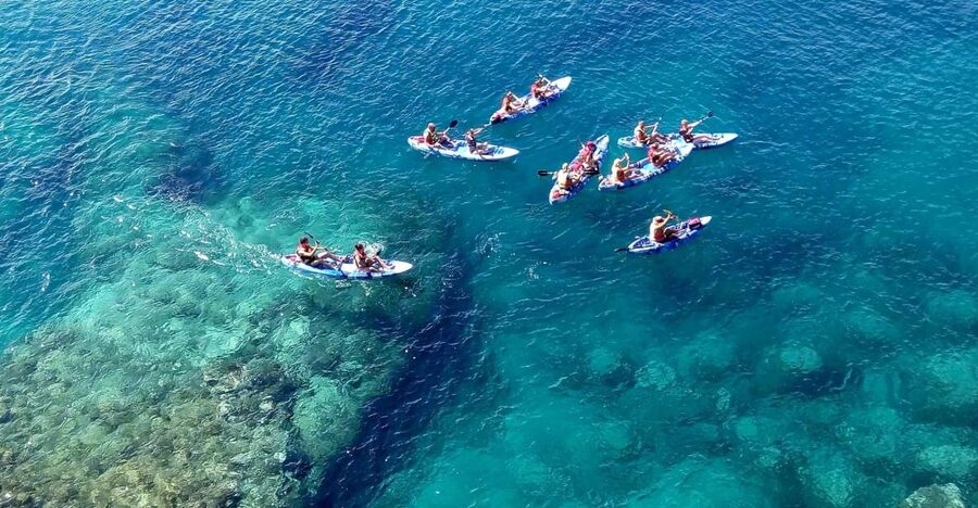 Lanzarote: Kayak and Snorkeling at Papagayo Beach - The first hour: learning to handle the kayak
