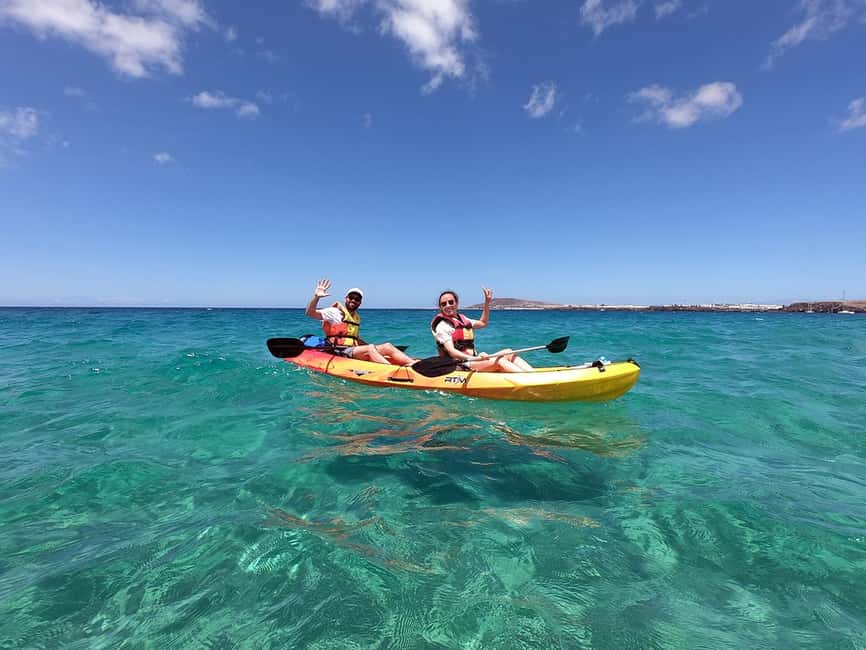 Lanzarote: Kayak and Snorkeling at Papagayo Beach - Papagayo Beach: 45 minutes for snorkeling and a break