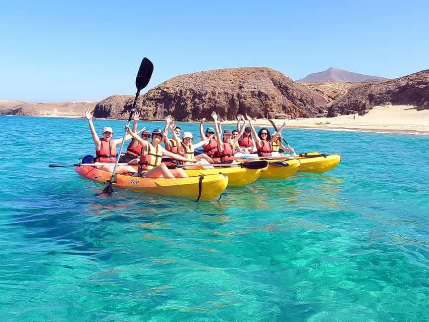 Lanzarote: Kayak and Snorkeling at Papagayo Beach - What you get for $58