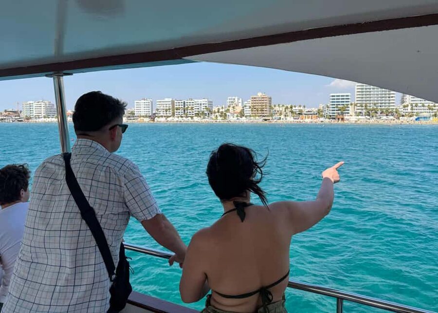 Larnaca Bay Cruise with Snorkeling - Sailing out from Larnaca Marina