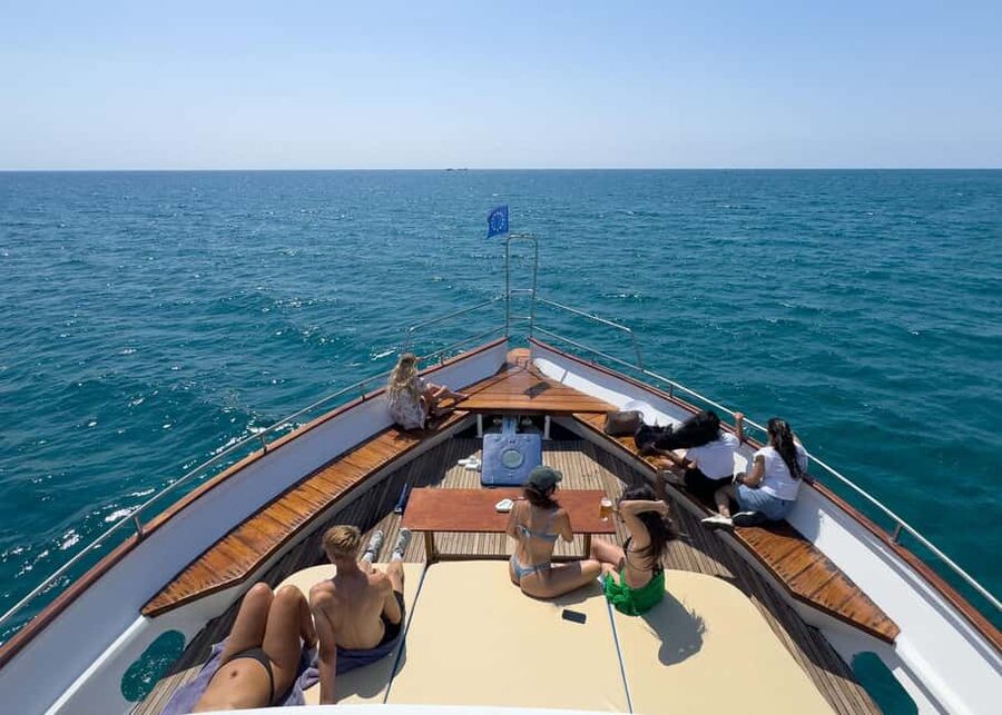 Larnaca Bay Cruise with Snorkeling - Swimming above the Zenobia wreck