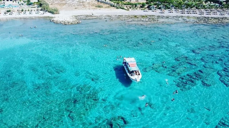 Lindos: Glass Bottom Boat Tour with Snorkeling - Cleovoulos Tomb and the Lindos coastline