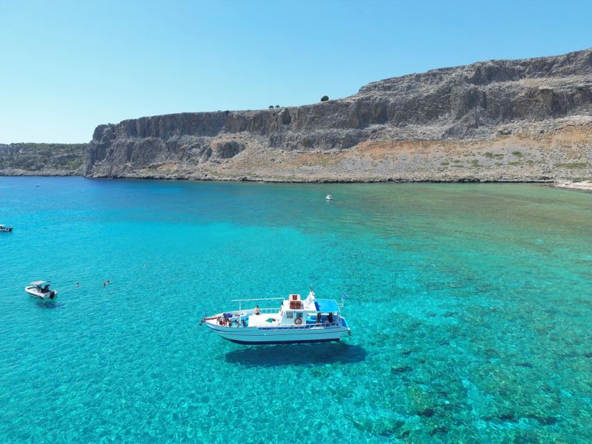 Lindos,Pefkos: All inclusive Swim & Snorkel Boat Cruise - Families, children, and nervous swimmers