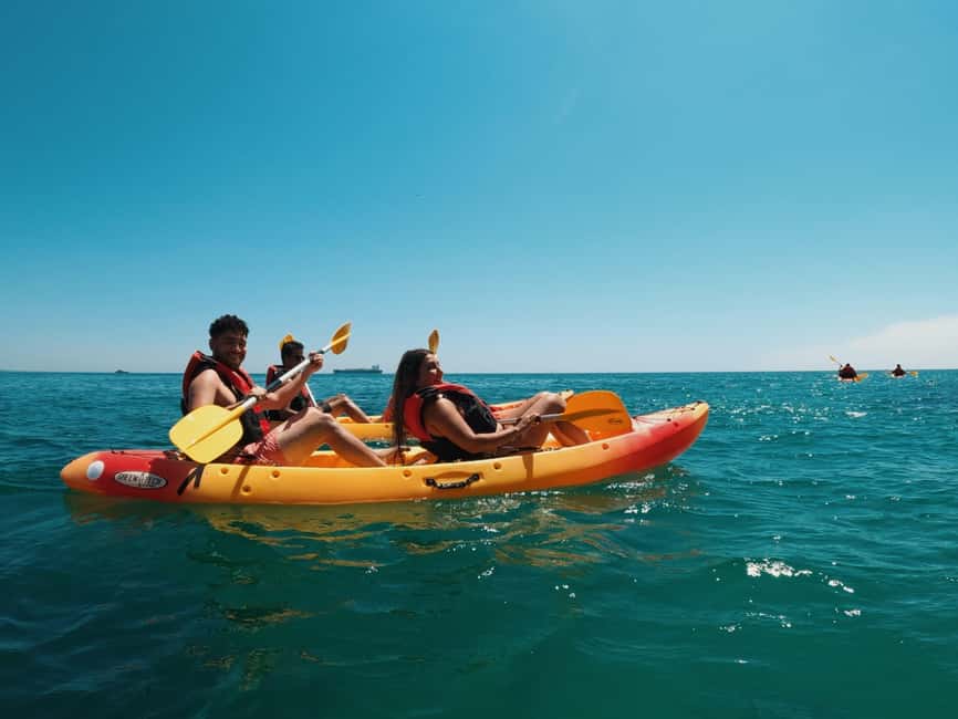Lisbon: Kayak Snorkeling & Beach Lounge/Pick-Up Available - Guides, safety, and group size