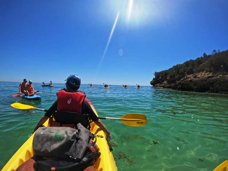 Lisbon: Kayaking & Snorkeling Tour with photos included - Kayaking from Sesimbra into Arrabida’s coastal world