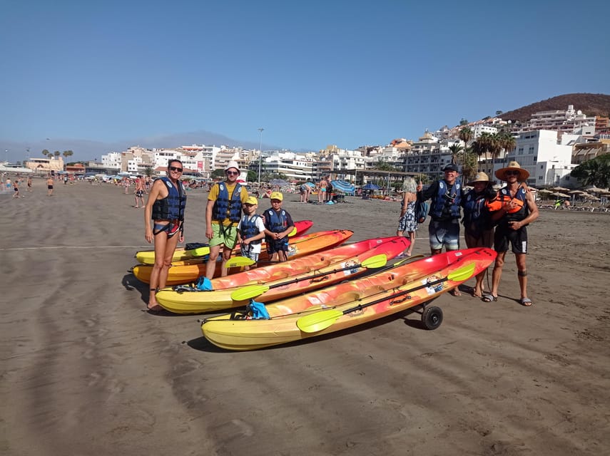 Los Cristianos: Kayak & Snorkel Tour with turtles and photos included - Starting beside Los Cristianos beach