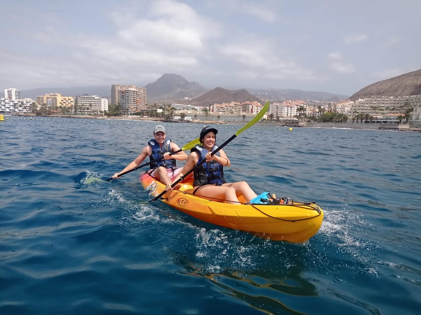 Los Cristianos: Kayak & Snorkel Tour with turtles and photos included - Guide quality and the small touches