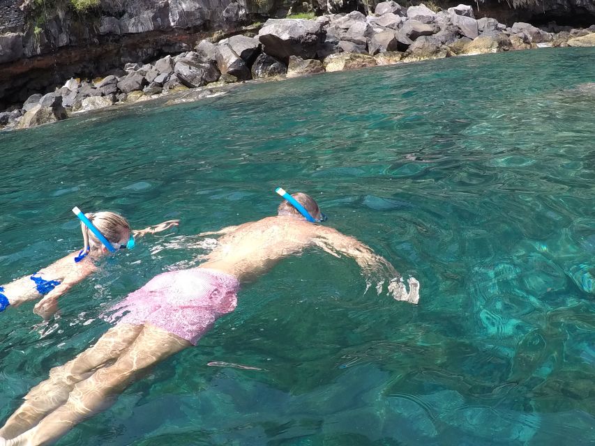 Madeira: Garajau Nature Reserve Kayak and Snorkel Tour - Snorkeling with fish, crabs, and groupers