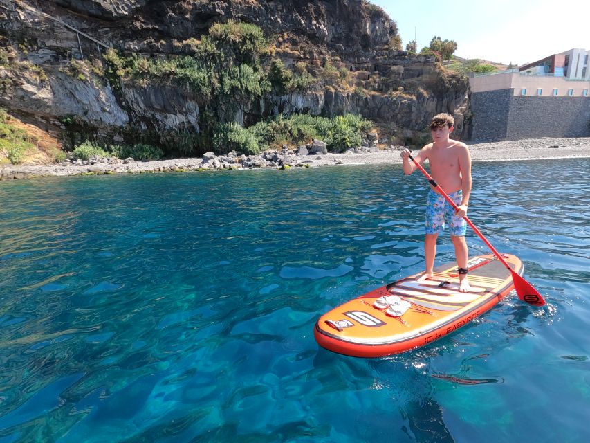 Madeira: Private Paddleboard & Snorkel - Starting beside the fishing boats in Câmara de Lobos