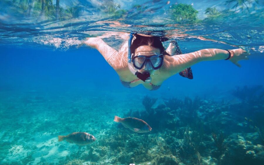 Makarska: Sea kayaking & snorkeling adventure - MPL Nautika - The Love Bridge at Krvavica Marina