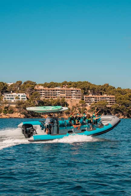 Mallorca: 2h speedboat tour, visit caves, cliffs and snorkel - Key points at a glance