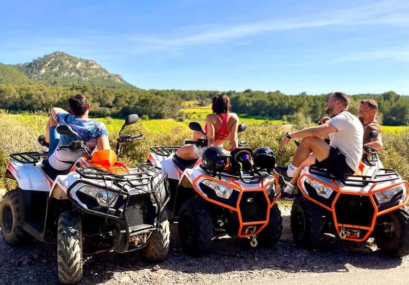 Mallorca: Quad Bike Tour, Snorkeling, and Cliff Jumping - Starting out on the MXU 300 quad