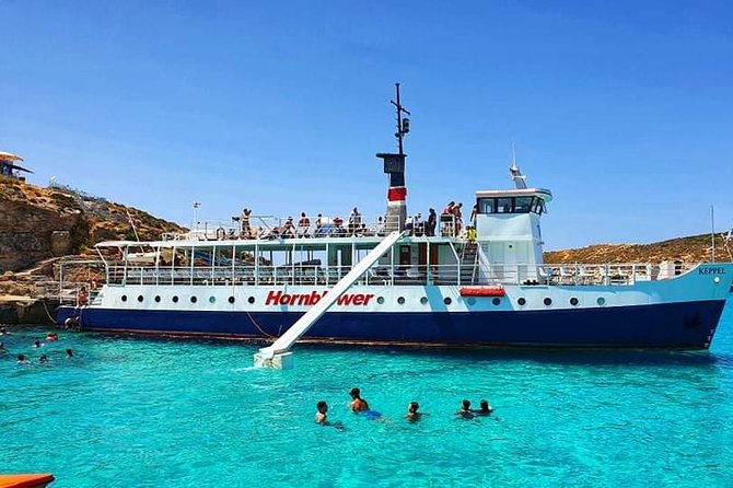 Malta: Comino, Blue Lagoon & Caves - swim, snorkel & slide - The optional speedboat to the caves