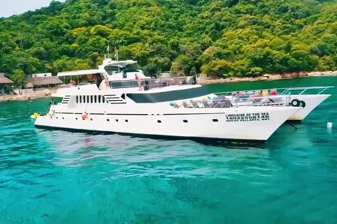 Mega Yacht ALL INCLUSIVE Yelapa Waterfall & Snorkeling Adventure - A six-hour day from Puerto Vallarta to Yelapa