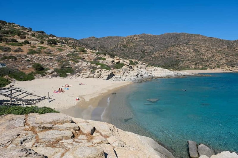 Milopotas: Best Beaches Boat Cruise with Snorkeling - Tripiti and the best coastal views