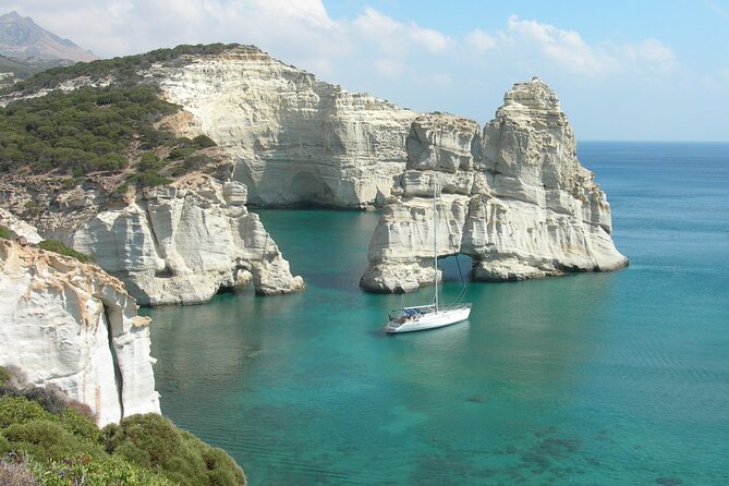 Milos and Polyaigos Full Day Cruise with Meals and Snorkelling - Starting in Adamas and passing Milos villages