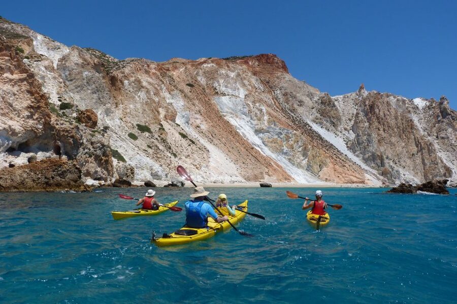 Milos: Guided Kayaking Trip with Snorkelling & Lunch - Who should book this Milos kayaking trip?