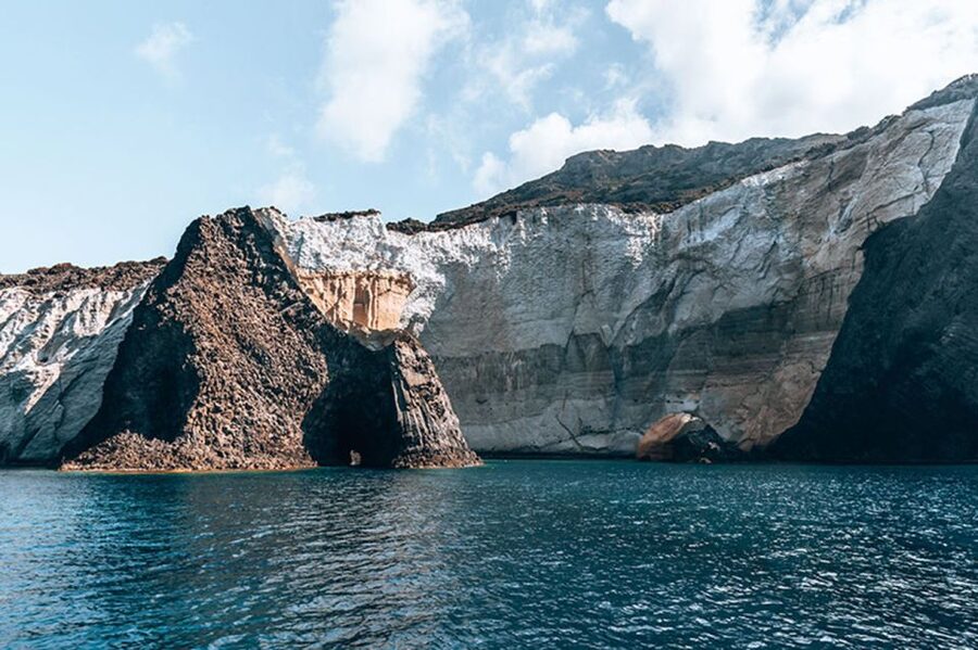 Milos: Milos and Polyaigos Snorkeling and SUP Cruise - Thiorichia and the old sulfur mines