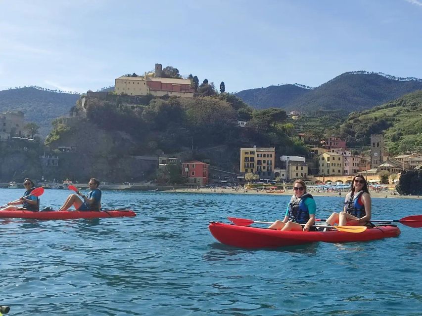 Monterosso al Mare: Monterosso Kayak and Snorkeling Tour - One hour along the coast, with Monterosso below you