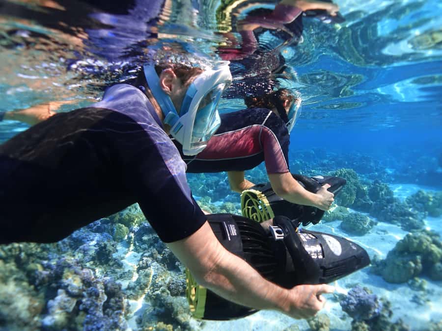 Moorea: Sea Scooter Snorkeling Tour - Stop one: coral gardens and tropical fish