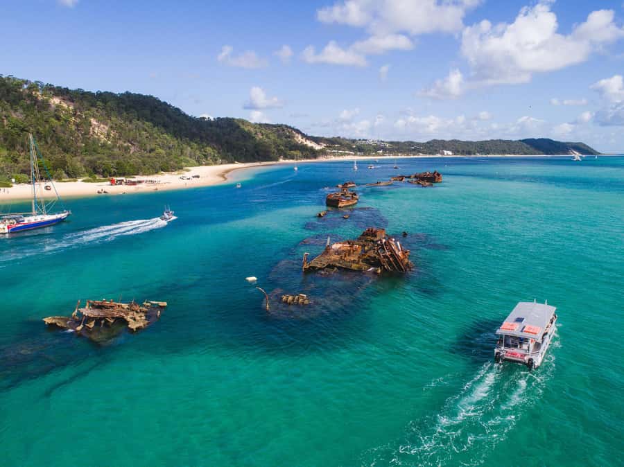 Moreton Island: Tangalooma Snorkeling Tour & Dolphin Feeding - Snorkeling the 15 Tangalooma Wrecks