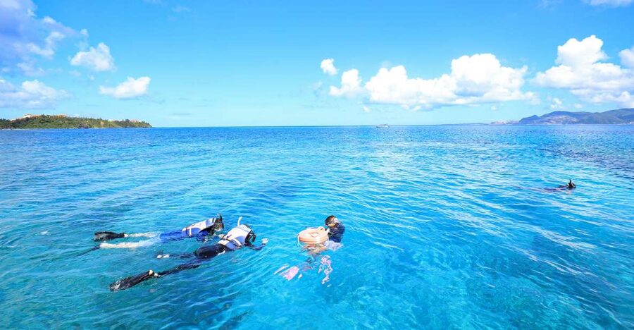 Naha, Okinawa: Keramas Island Snorkeling Day Trip with Lunch - From Naha pickup to the wharf