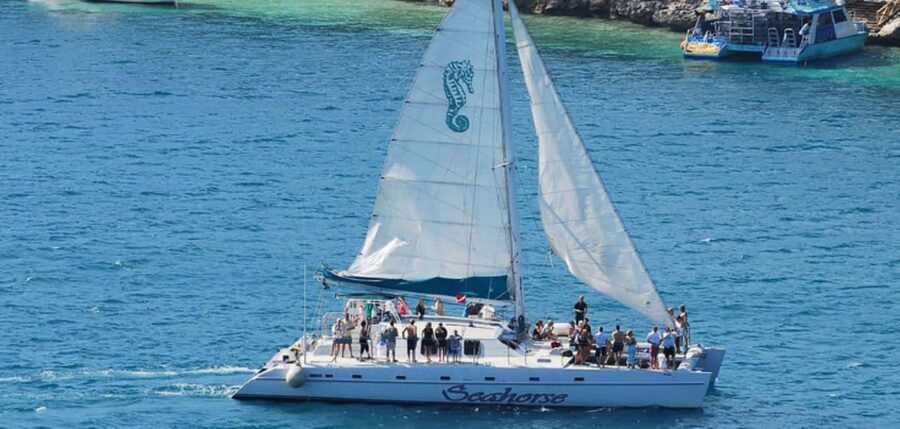 Nassau: Catamaran Sail and Snorkel Tour - A Nassau reef trip with a party-boat finish