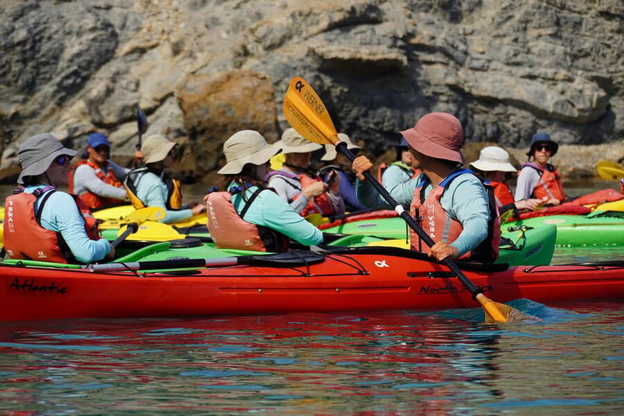 Naxos: Kampos Farm Sea Kayak Tour with Snorkeling & Picnic - Guides who make the long day easier