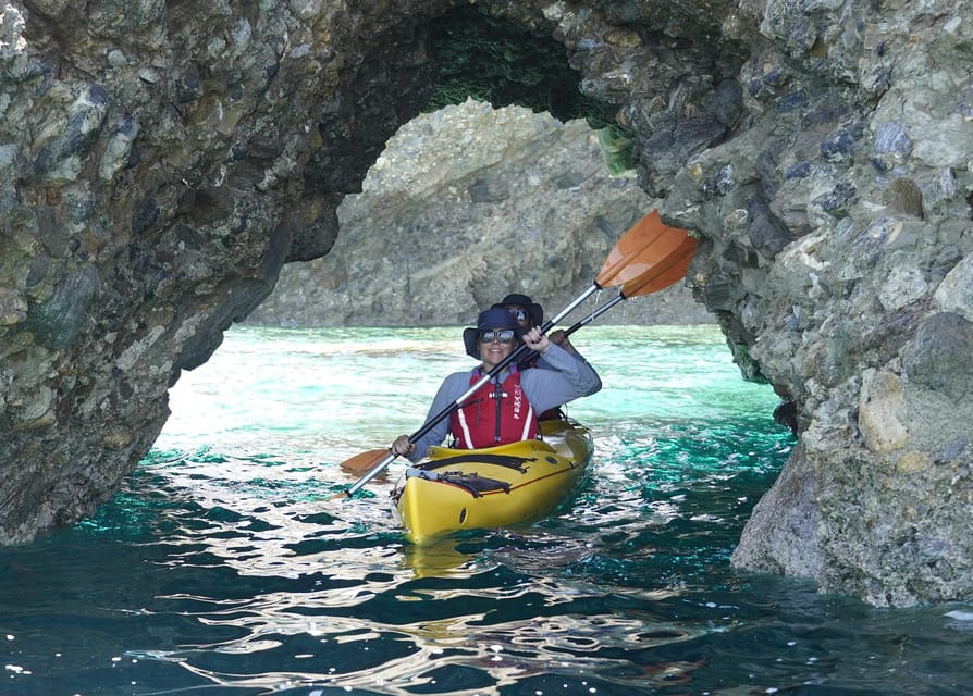Naxos: Kampos Farm Sea Kayak Tour with Snorkeling & Picnic - Getting ready for a 12-kilometer coastal paddle
