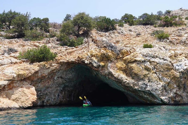 Naxos: Rina Cave Sea Kayak Tour with Snorkeling and Picnic - Swimming, Snorkeling, and Quiet Beaches