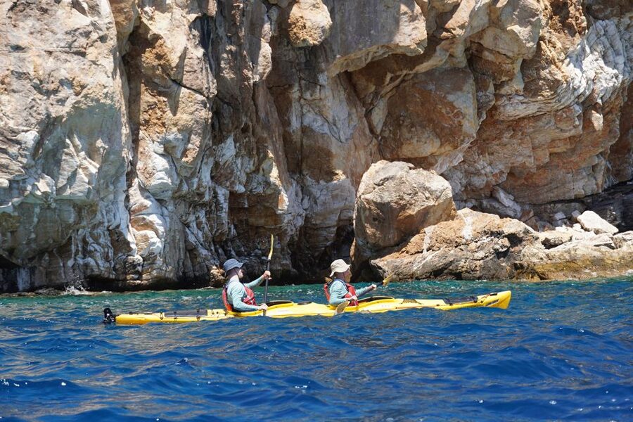 Naxos: Rina Cave Sea Kayak Tour with Snorkeling and Picnic - The Naxian Picnic on the Beach