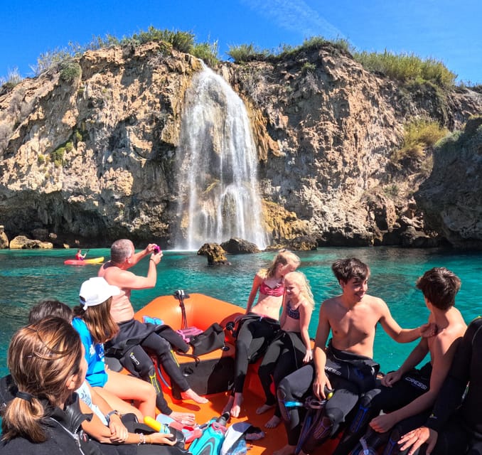 Nerja-Maro: Snorkeling & Sea Scooter Speedboat Trip - The sea scooter portion
