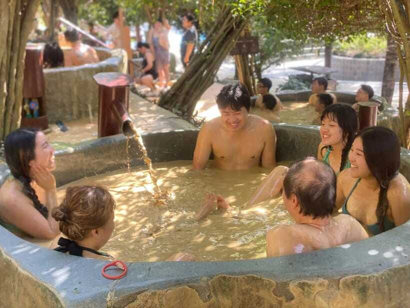 Nha Trang: Deluxe Ocean Snorkeling Tour with BBQ & Mud Bath - Hon Tam’s mud bath and resort pools