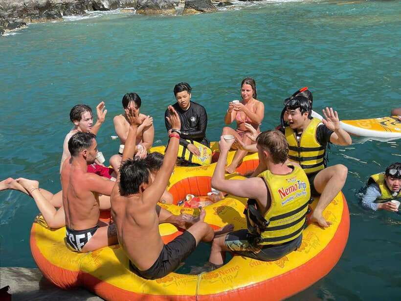 Nha Trang: Hopping Tour, Snorkeling, Boat Party, & BBQ Lunch - Wine, music, and the floating party