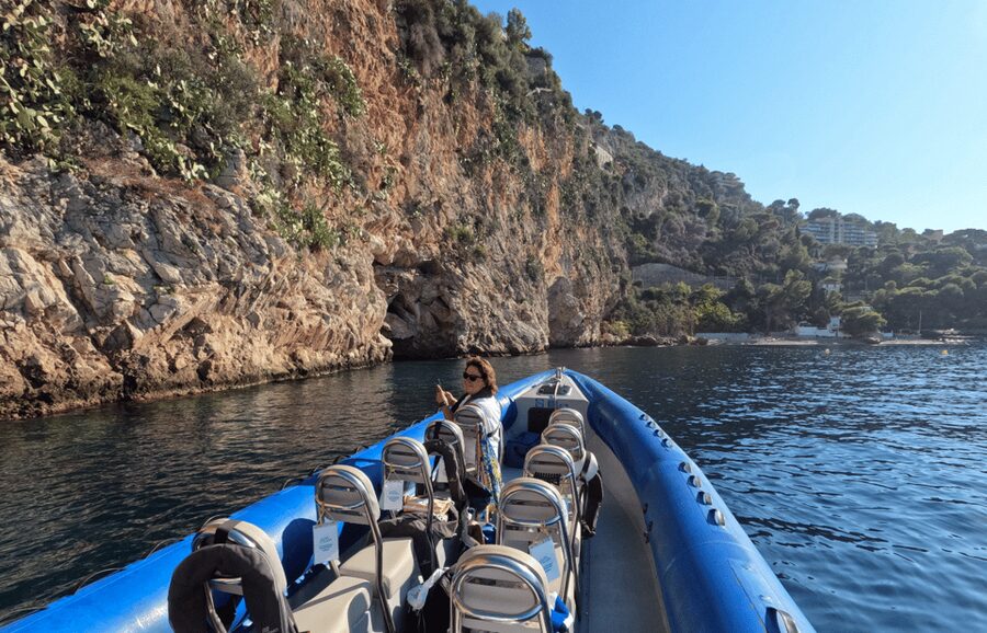 Nice: Mala Caves, Villefranche & Snorkeling Boat Tour - The ride back to Nice