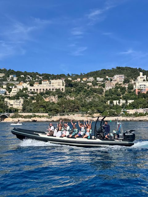 Nice: Mala Caves, Villefranche & Snorkeling Boat Tour - Leaving Port Lympia in Nice