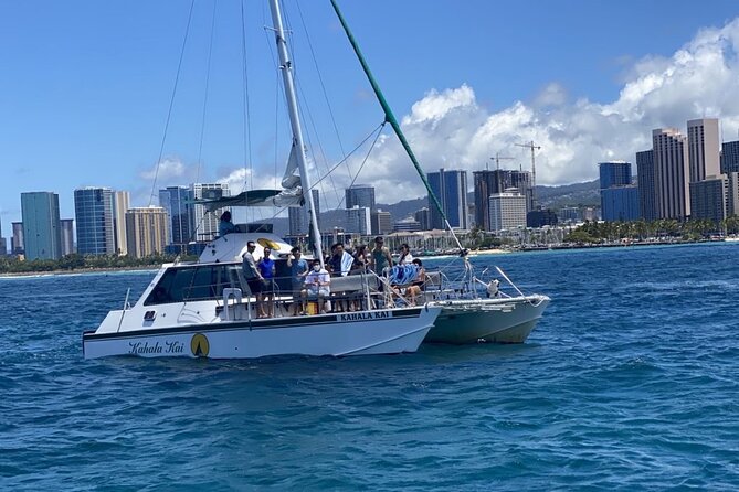 Oahu Catamaran Snorkel Tour: See Turtles 100% Guaranteed - Equipment, snacks, and the value of $49.95