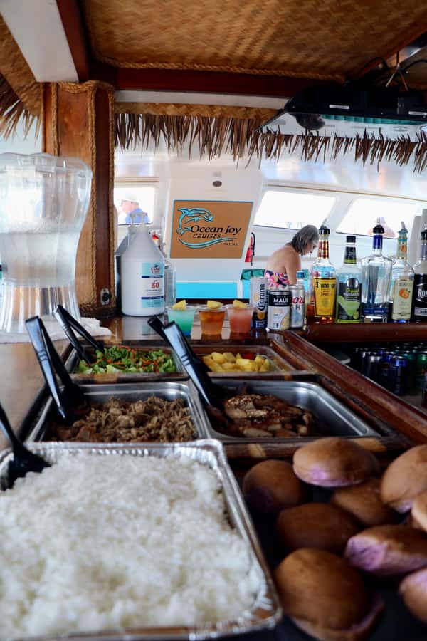 Oahu: Snorkeling & Dolphin Watch Cruise w/ Luau Style Buffet - What the $171 price really covers
