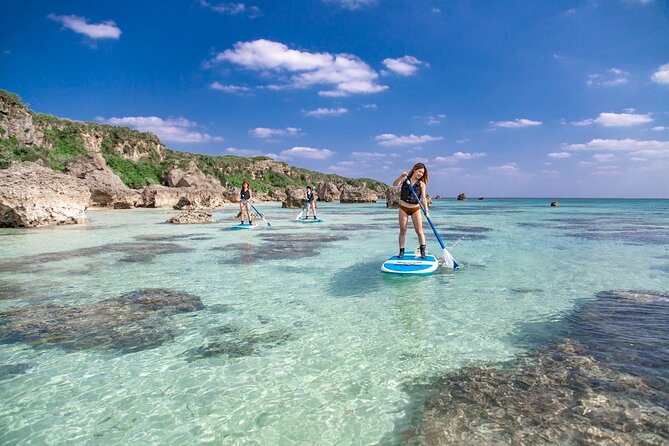 Okinawa Miyako Beach SUP or Canoe and sea turtle Snorkeling - Language and group size