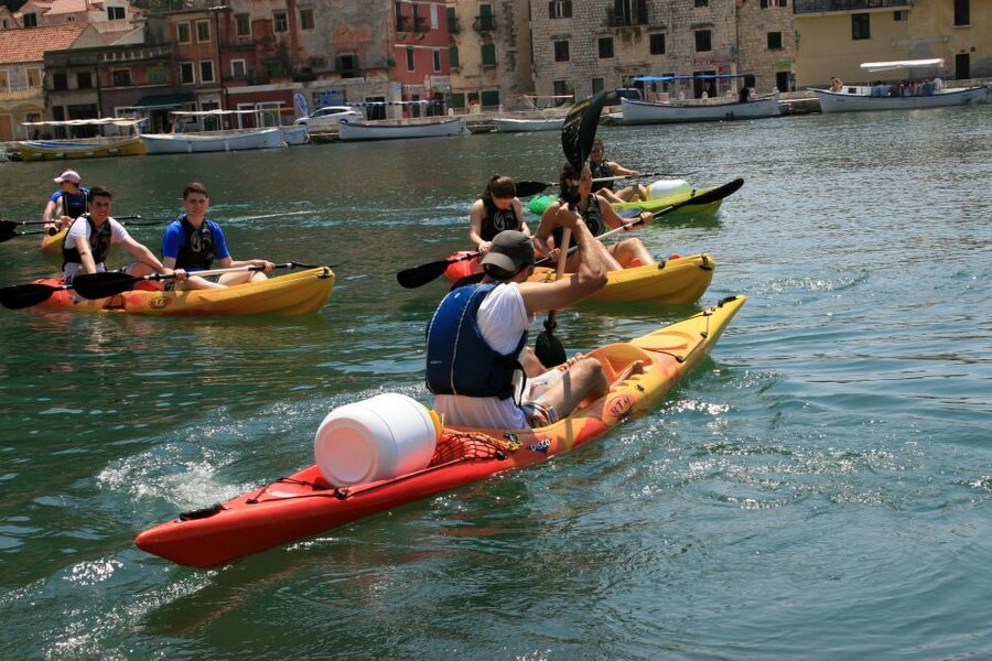 Omiš: Kayaking and Snorkeling Tour - A quiet paddle through the Cetina canyon