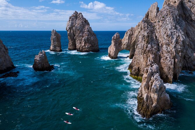 Paddleboard Expedition to the Arch of Cabo San Lucas, Lovers Beach & Snorkel - Leaving Empacadora Beach at 8am