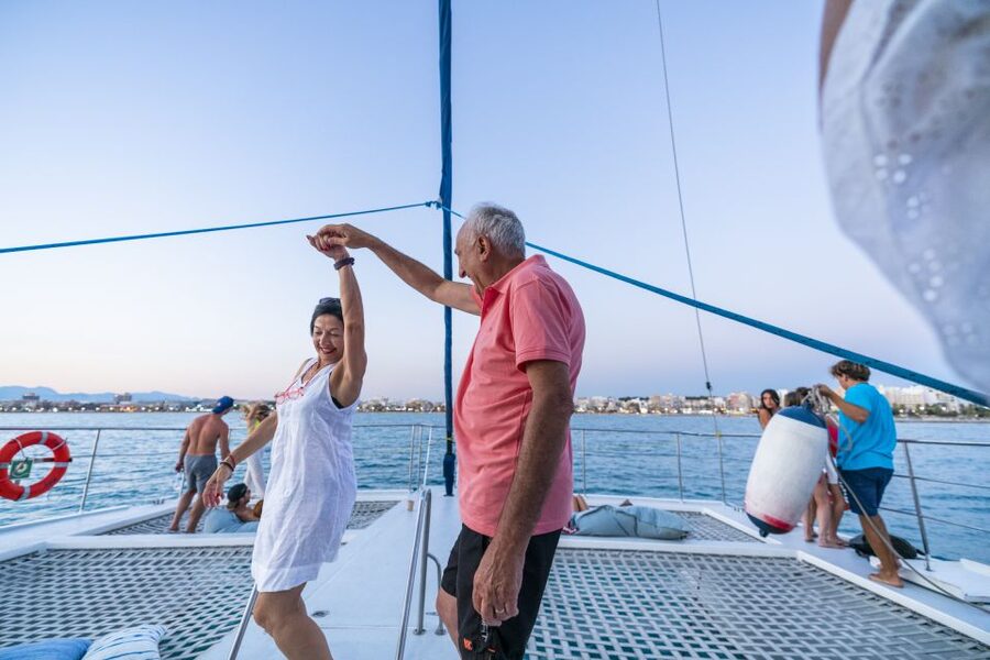 Palma: Catamaran Cruise with Swimming and Snorkelling - Setting sail from Playa de Arenal