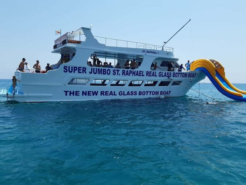 Paphos: Glass Bottom Boat Trip with Swimming or Snorkeling - What the $20 Paphos cruise really includes