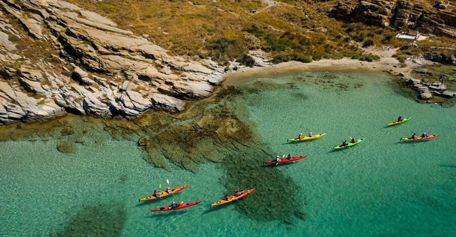Paros: Sea Kayak Trip with Snorkeling and Snack or Picnic - The Final Paddle Back to the Beach