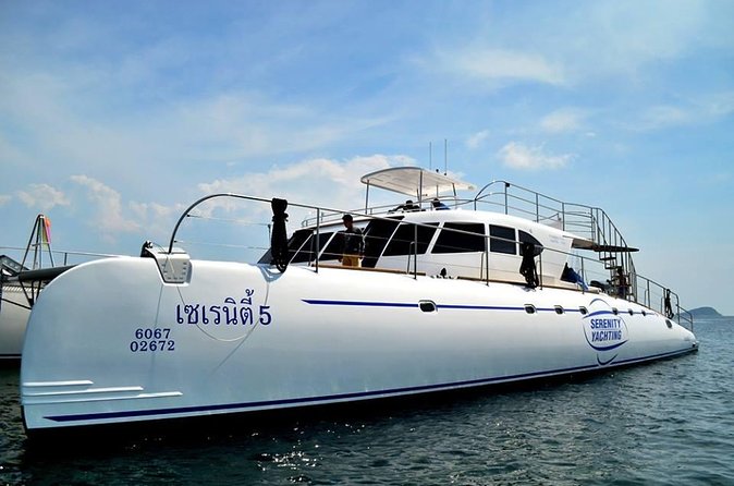 Pattaya Full-Day 3 Tropical Island tour Snorkeling Cruise Buffet - Lunch on the catamaran, with drinks all day