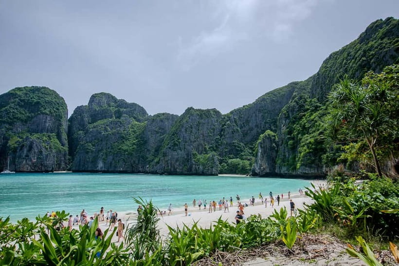 Phi Phi: 7 Island Longtail Boat Snorkeling Tour with Sunset - Shark Point is the day’s most exciting water stop