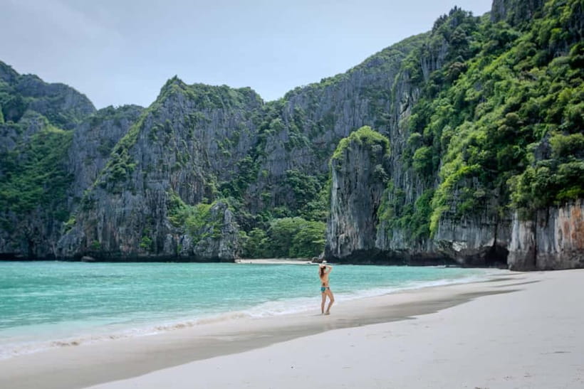 Phi Phi: 7 Island Longtail Boat Snorkeling Tour with Sunset - Bamboo Island gives you real beach time